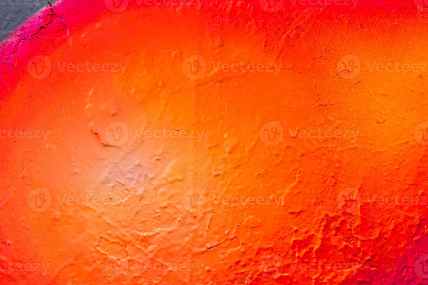 Fragment of bright graffiti painted on a concrete wall. photo