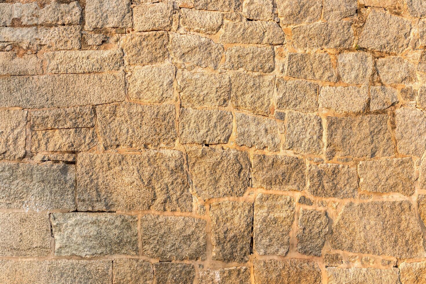 Background of old stone brick wall. photo