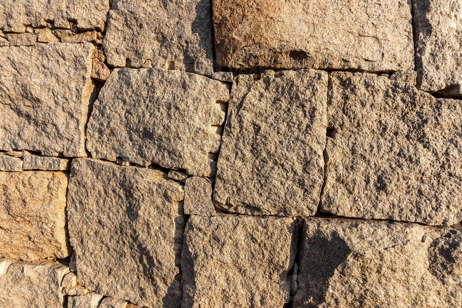 Background of old stone brick wall. photo