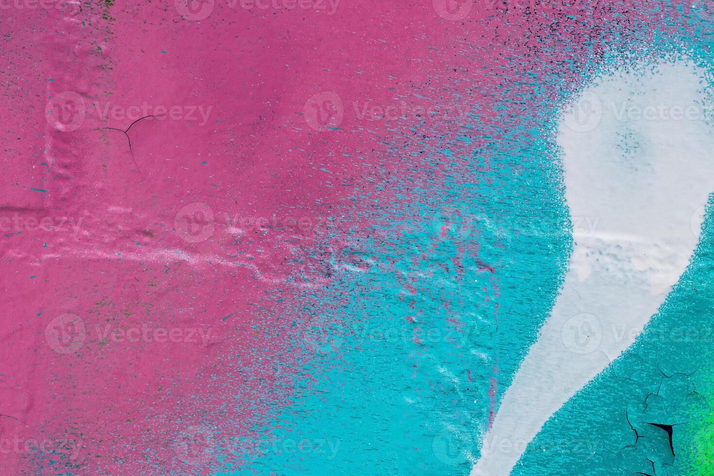 Graffiti painted on a brick wall texture. photo