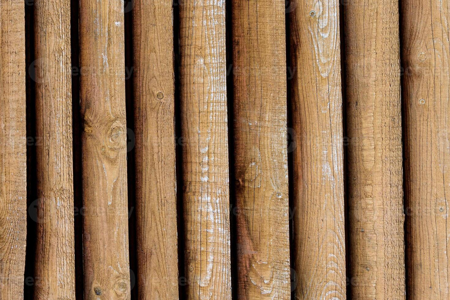 Wooden wall from boards as a background. photo