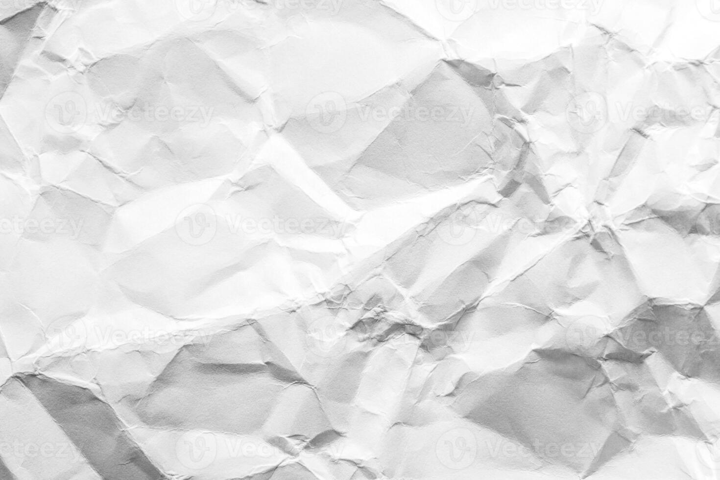 Crumpled white paper texture. Abstract background for design. photo