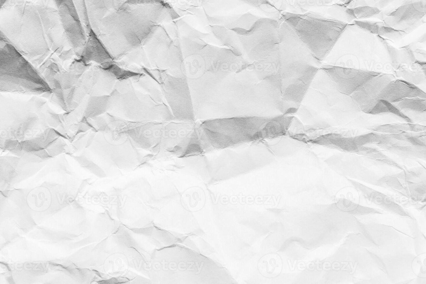 Crumpled white paper texture. Abstract background for design. photo