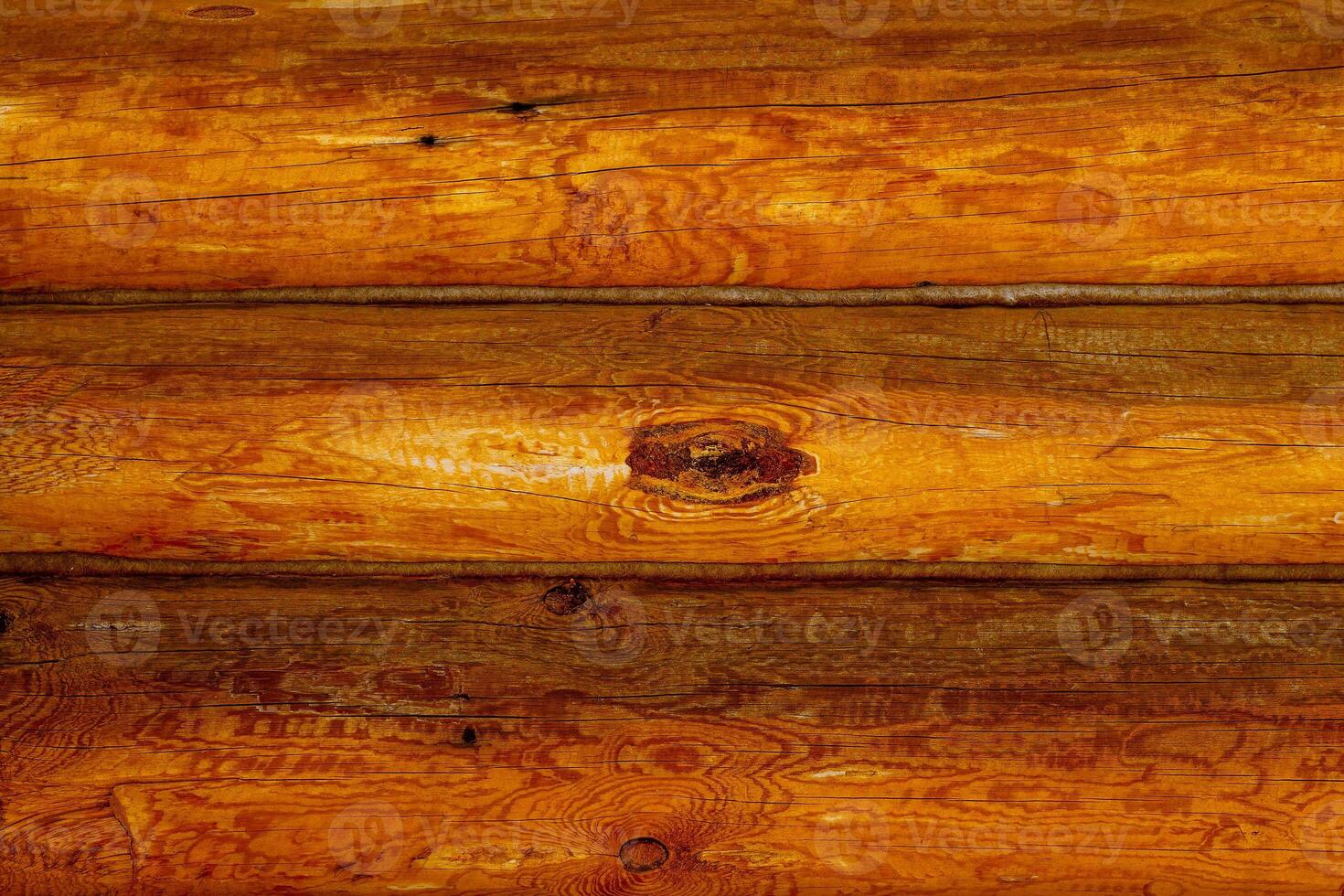 Wooden wall from logs as a background photo