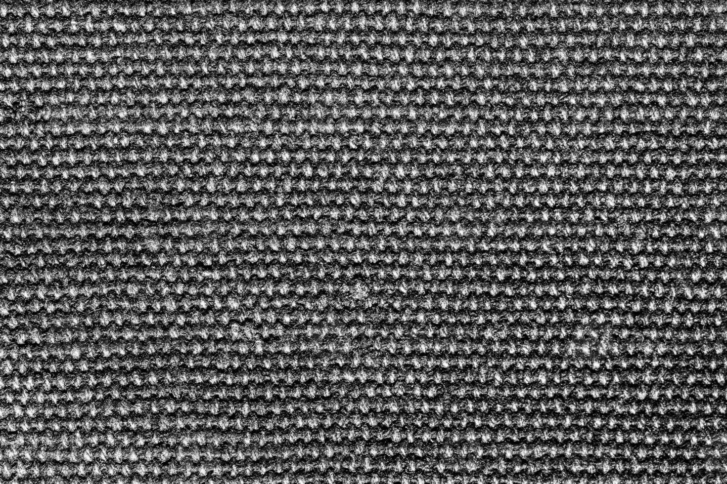 Texture of cloth material for design. Abstract background with white, black and gray threads. photo
