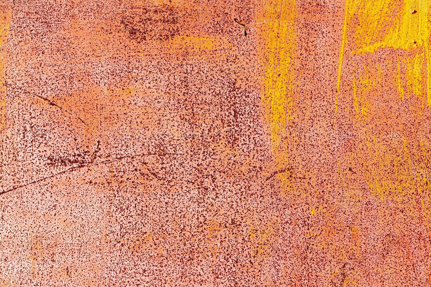 Texture of peeling paint from rusty metal. Abstract background. photo