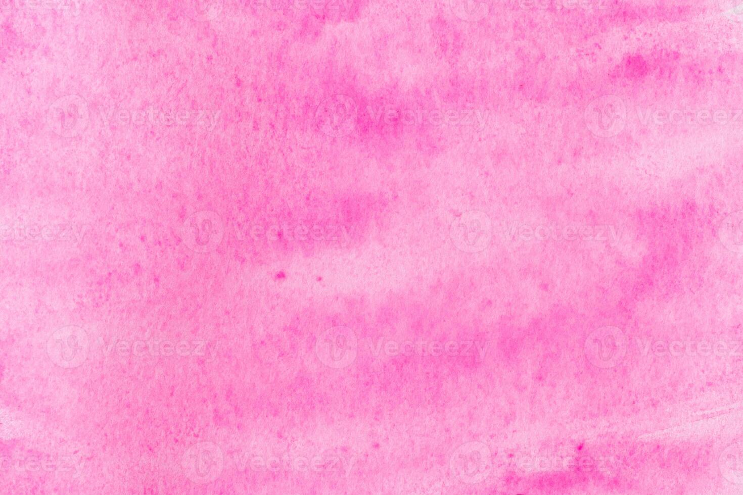 Pink watercolor painted paper. Abstract backgroun for design. Art stylized baner with copy space. photo