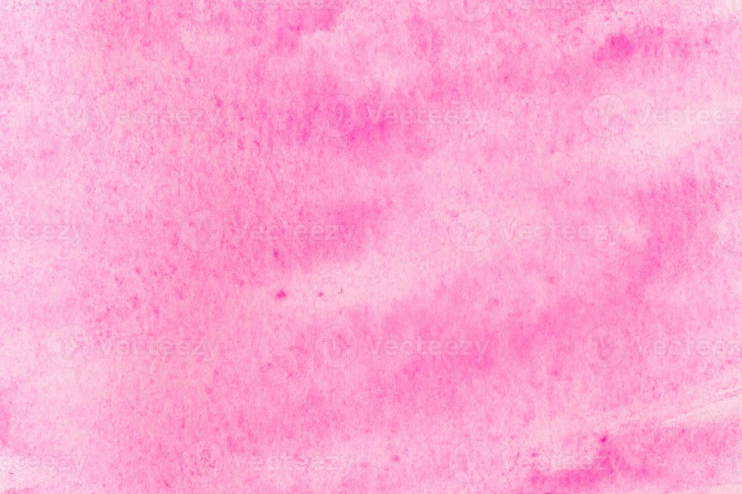 Pink watercolor painted paper. Abstract backgroun for design. Art stylized baner with copy space. photo