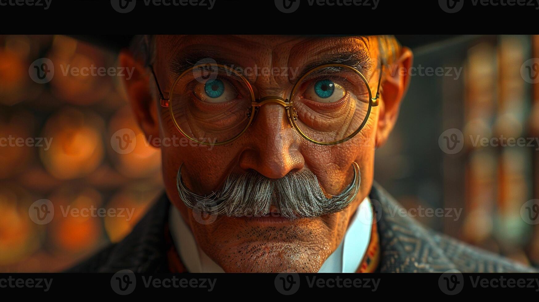 A 3D character illustration for a sci-fi novel. photo