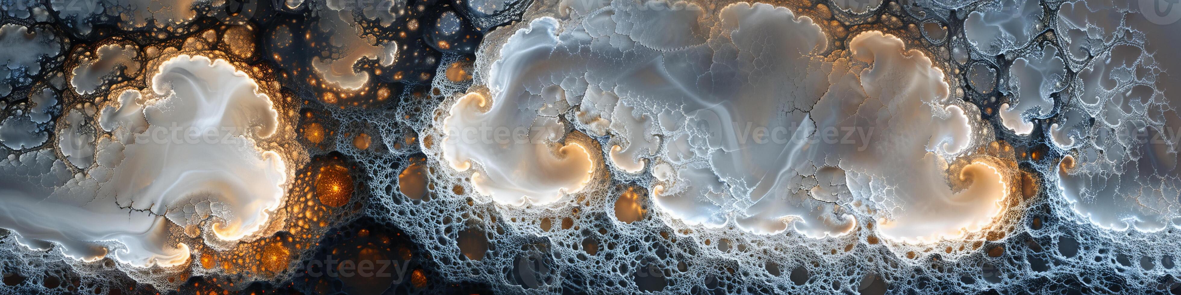 Illustration of a cloudy sky created by a computer photo