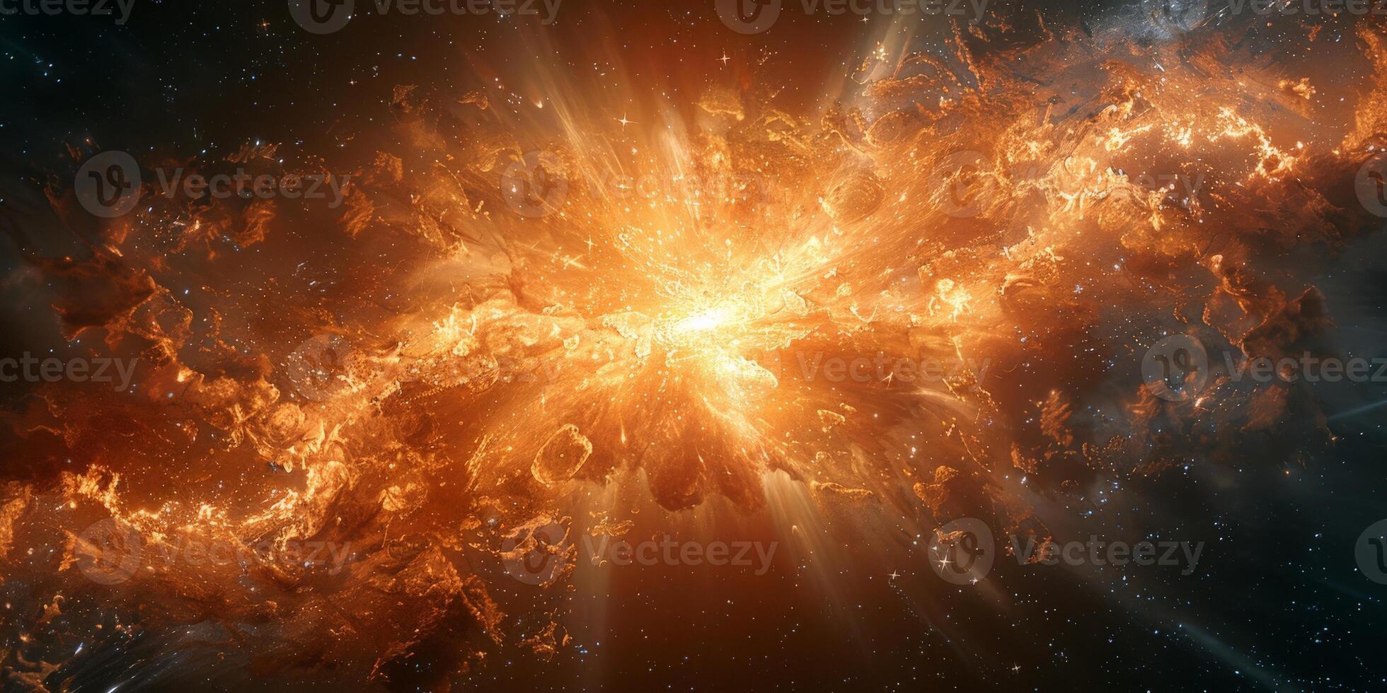 Behold the Stunning Galactic Explosion, an Epic Cosmic Phenomenon in the universe photo