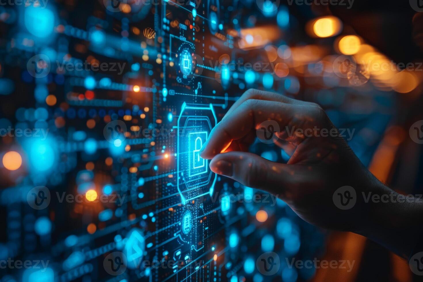 A person is using their finger to interact with a digital screen photo