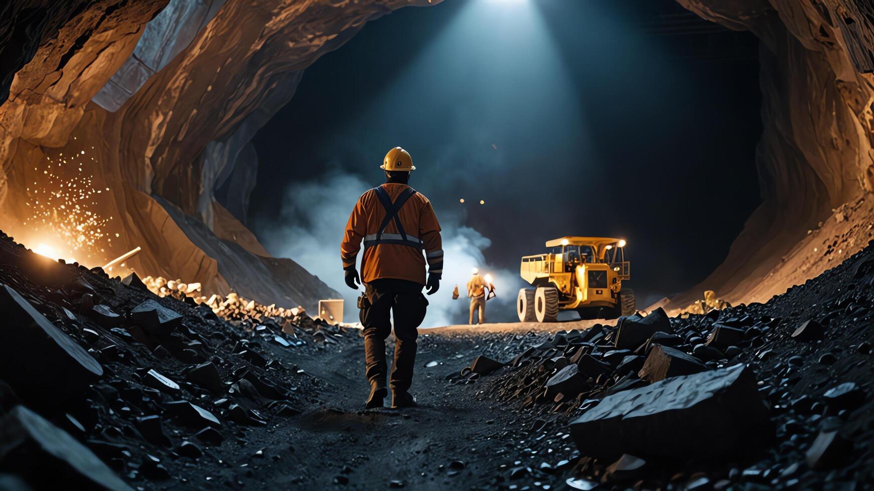 mining work background photo