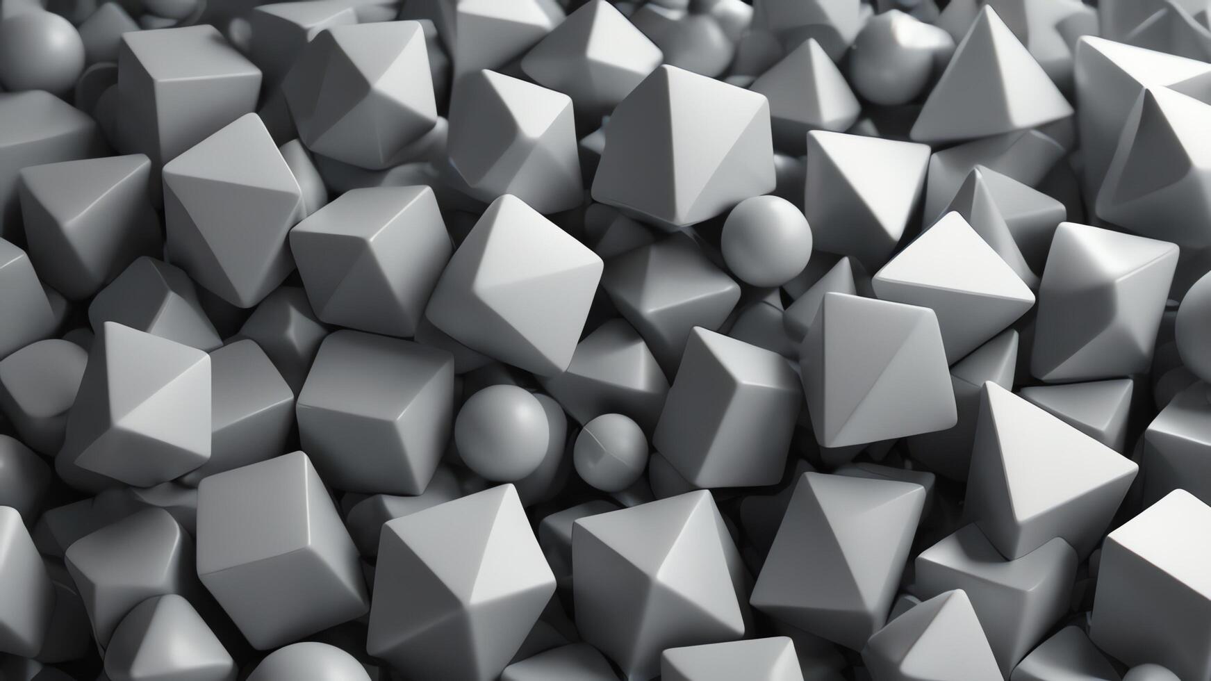 geometry model elegant random abstract black and white photo