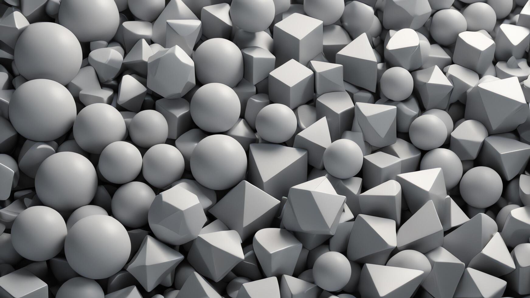 geometry model elegant random abstract black and white photo