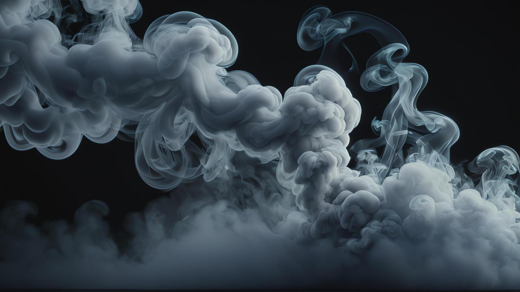 smoke cloud is coming out photo