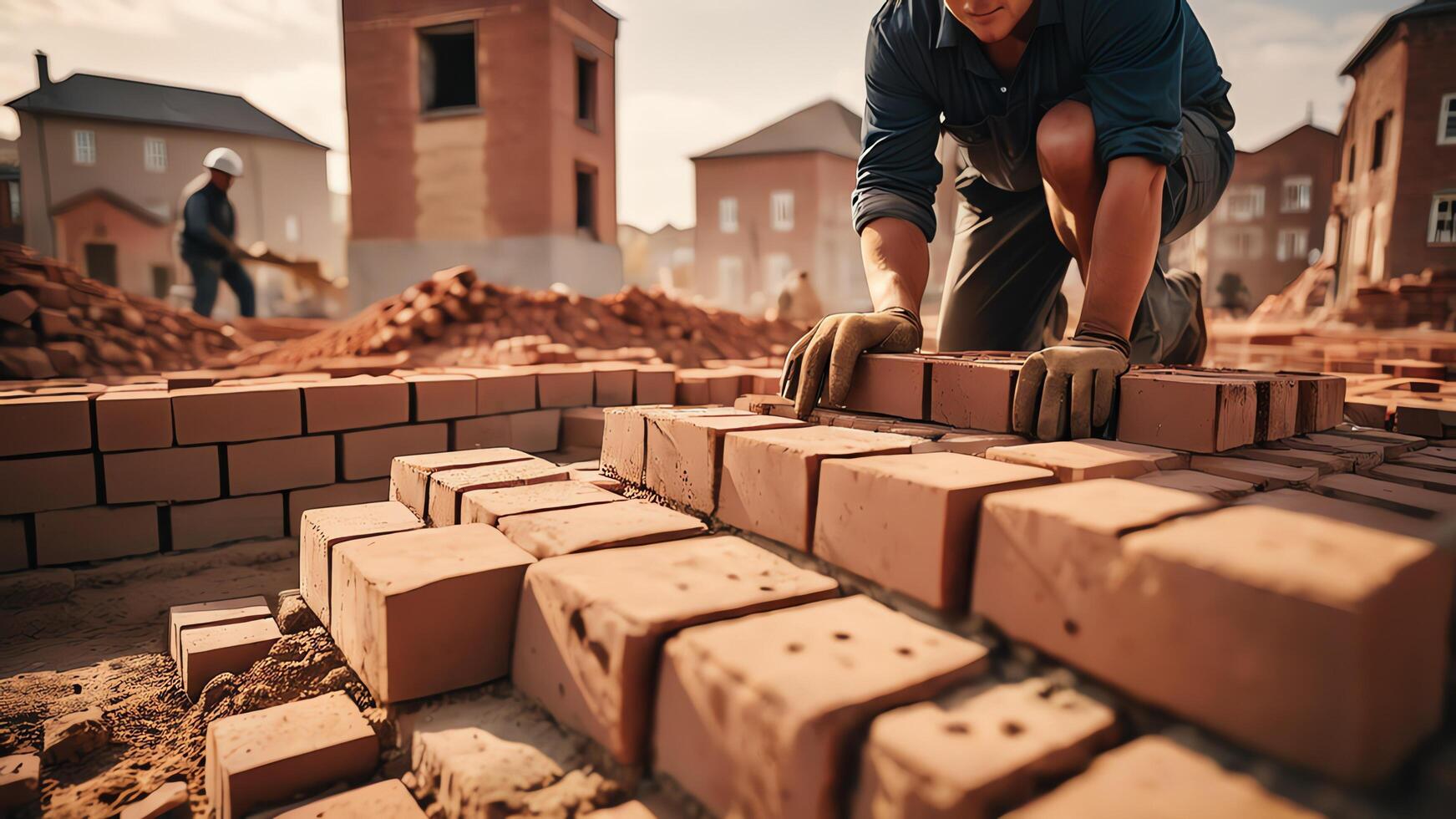 activities of construction workers people, heavy work, work activities, construction projects photo