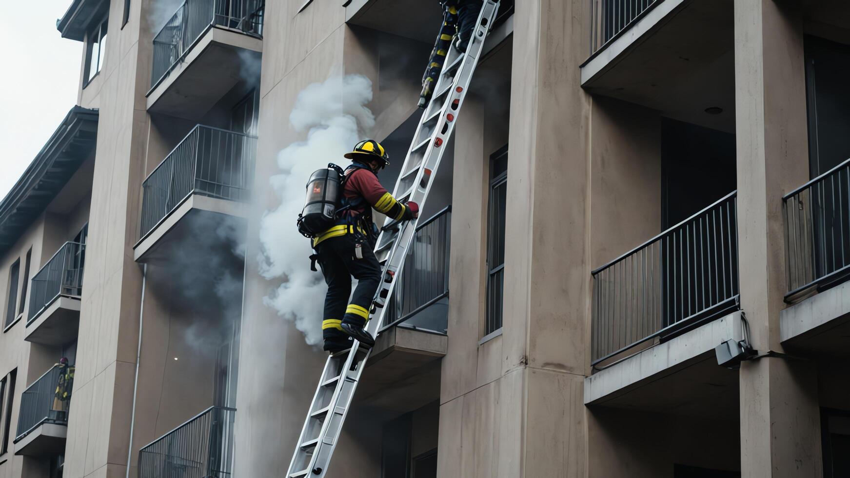 firefighting activities, the atmosphere of firefighters putting out fires photo