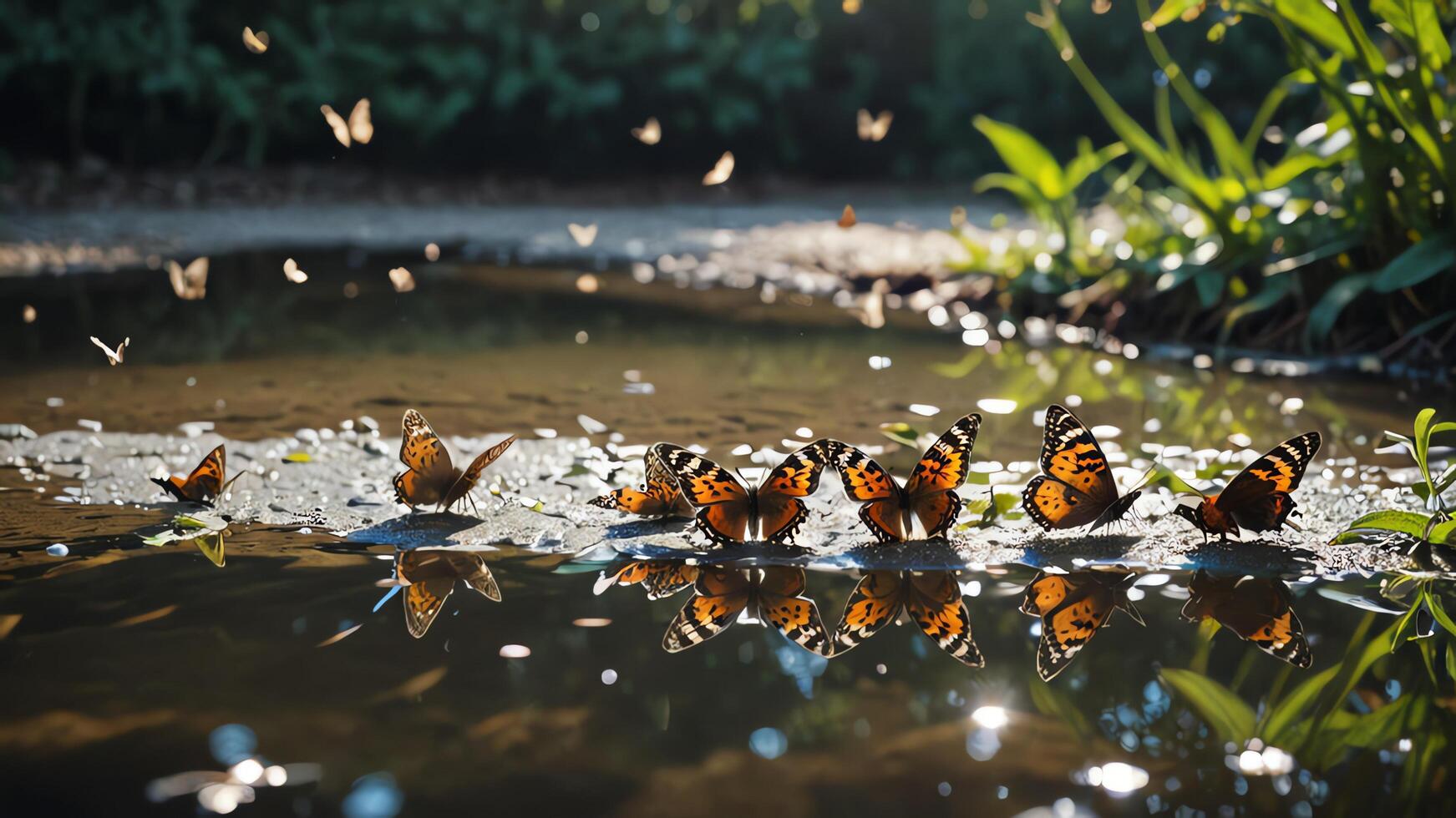 butterflies in the sun photo