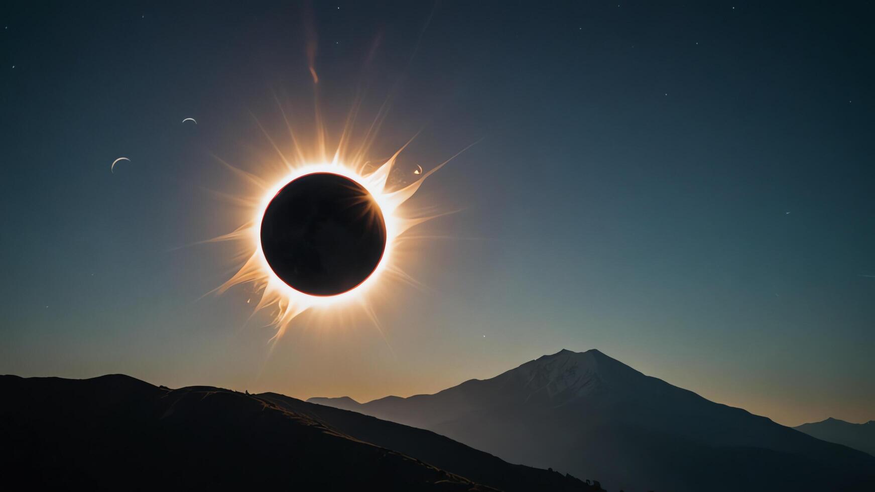 the eclipse in sky photo