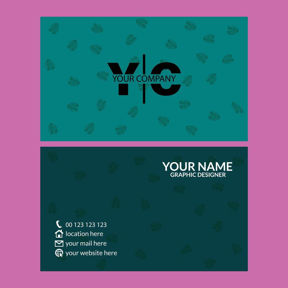 professional business card design vector