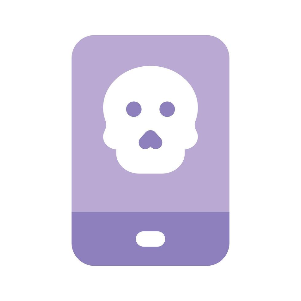 Mobile hacking design in modern style vector