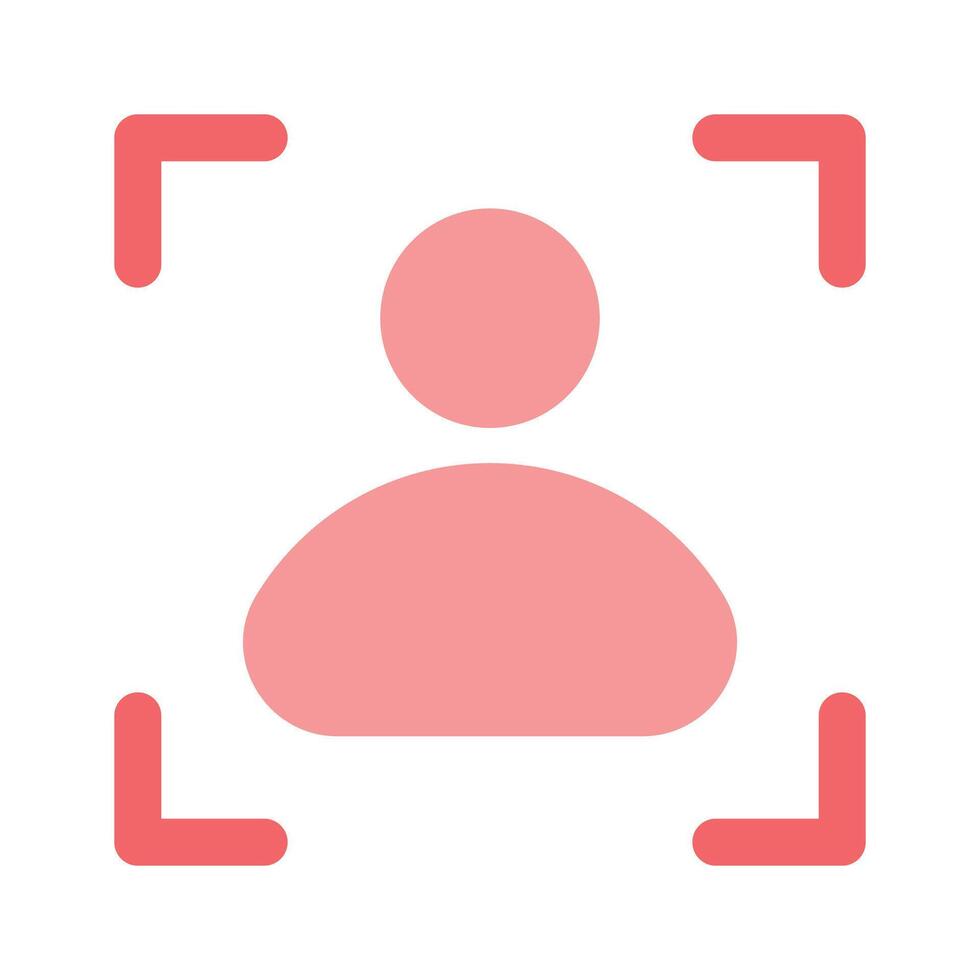 Download this amazing icon of user detection in modern style vector