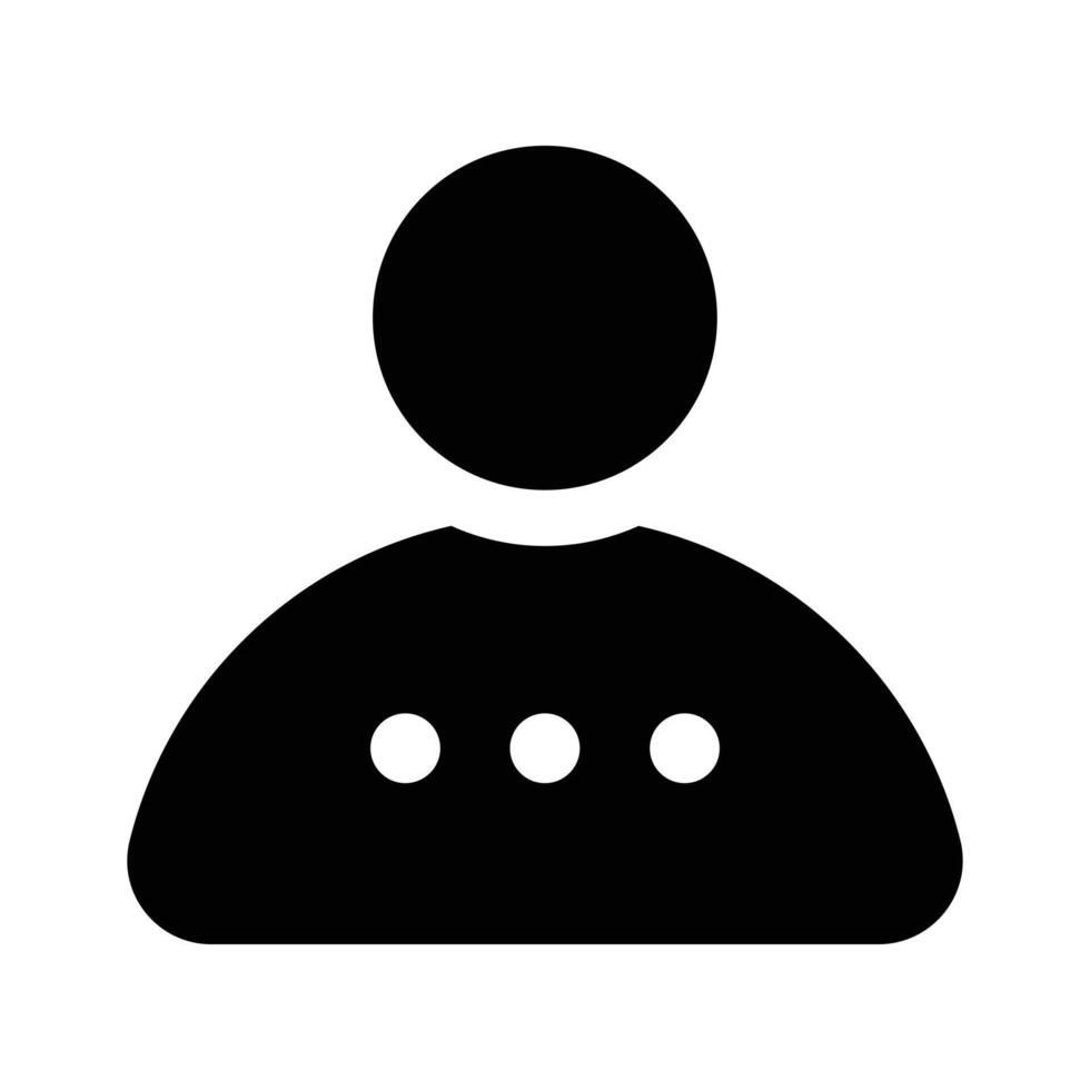 Get this premium icon of user communication with downloadable facility vector