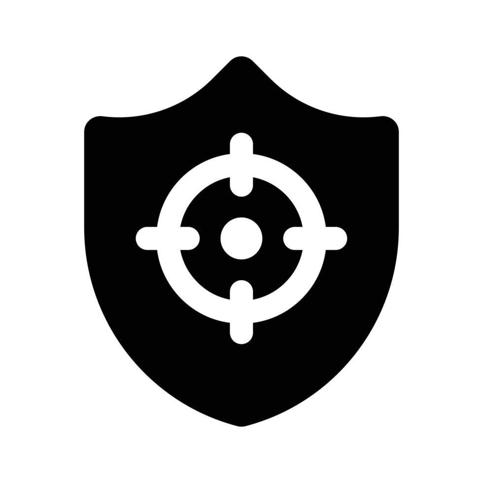 Download this amazing icon of security target, trendy design vector