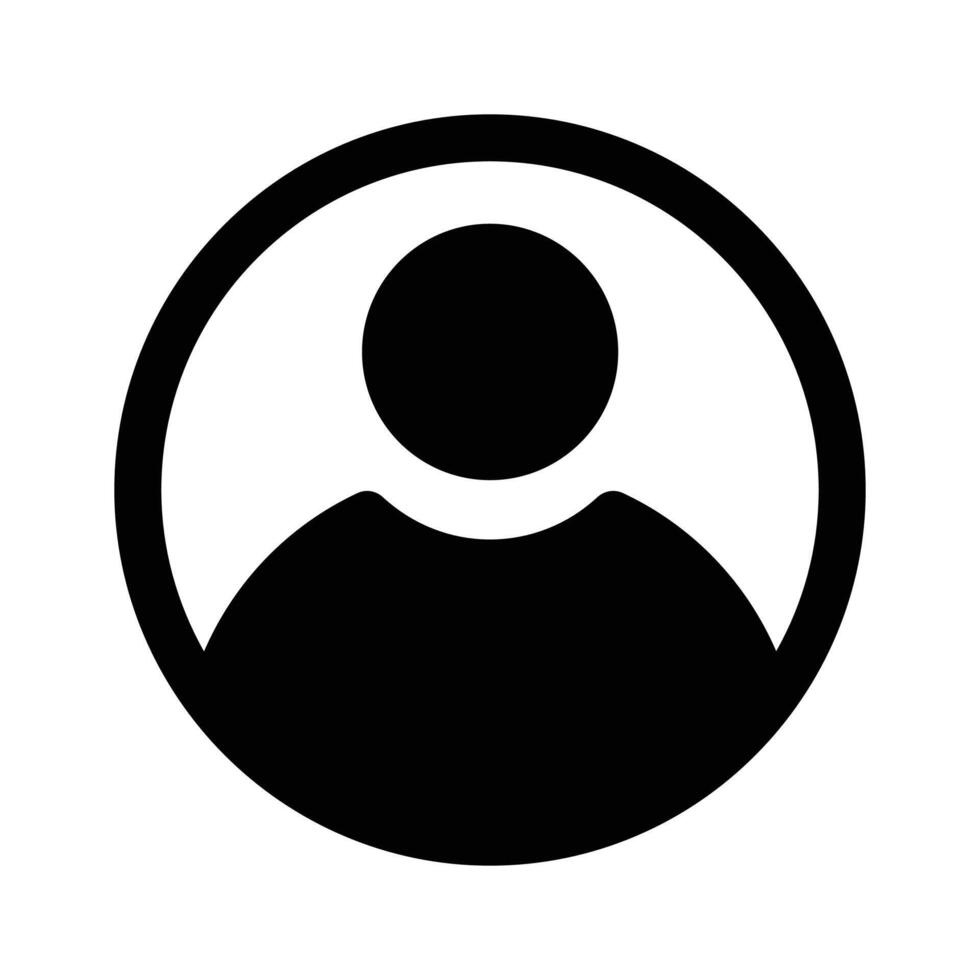 Unique icon of profile, ready to use vector