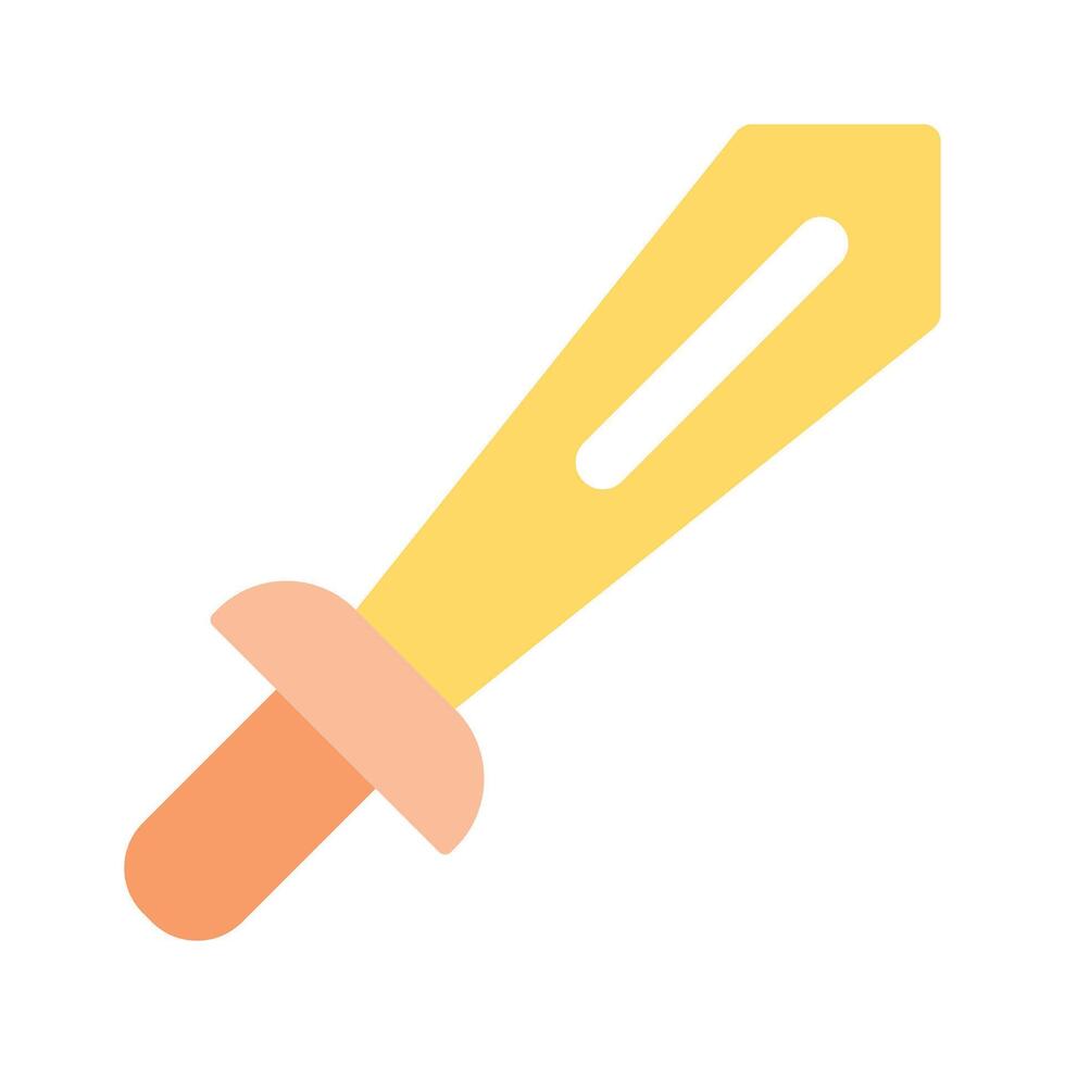 Trendy icon of sword, editable design vector