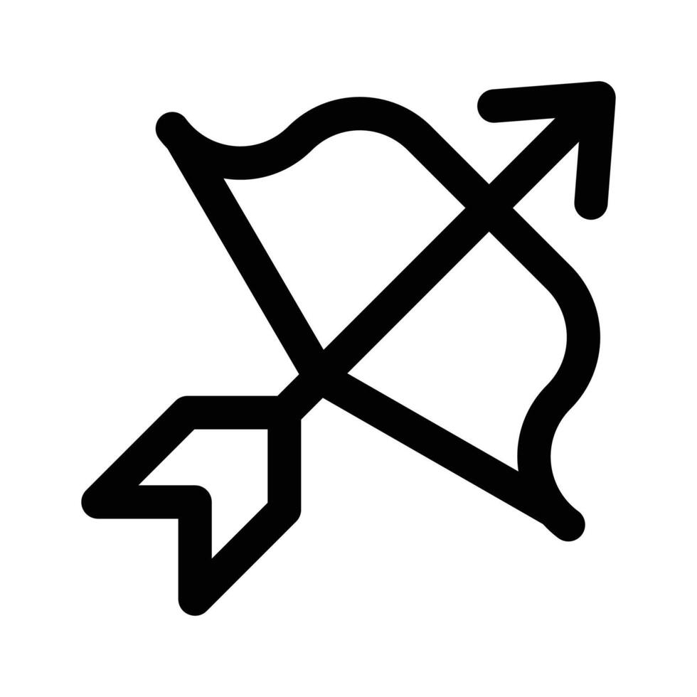 Have a look at creative icon of archery, ready to use vector