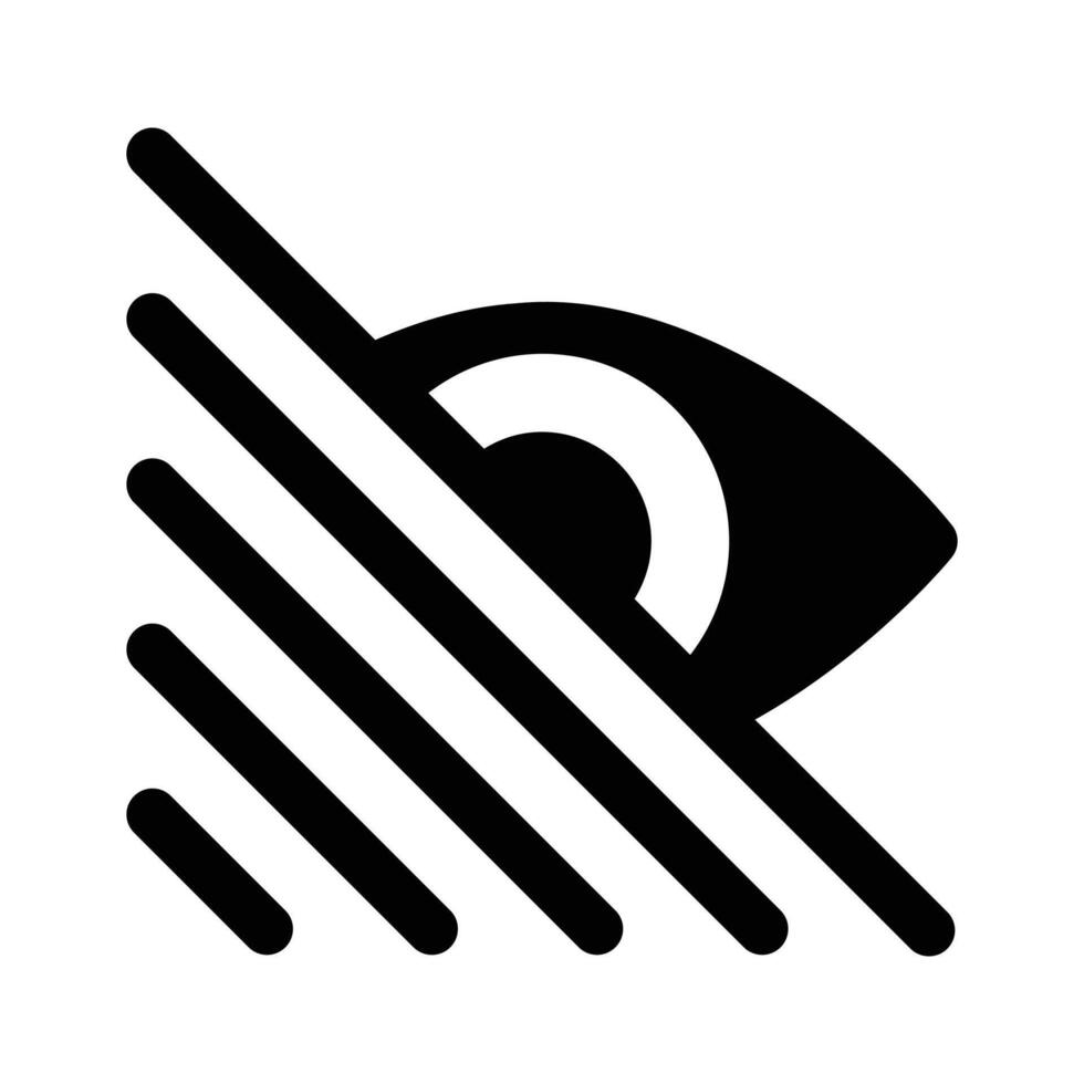 Hide icon design, user interface vector