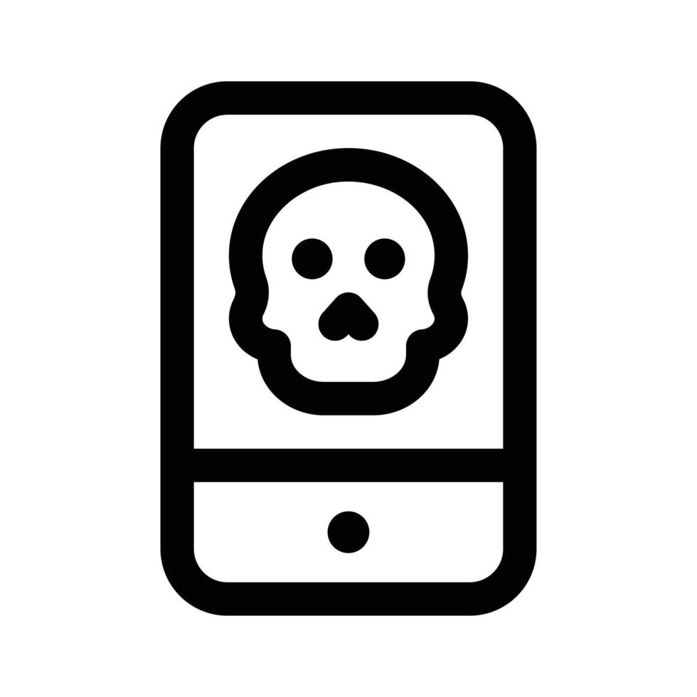 Mobile hacking design in modern style vector