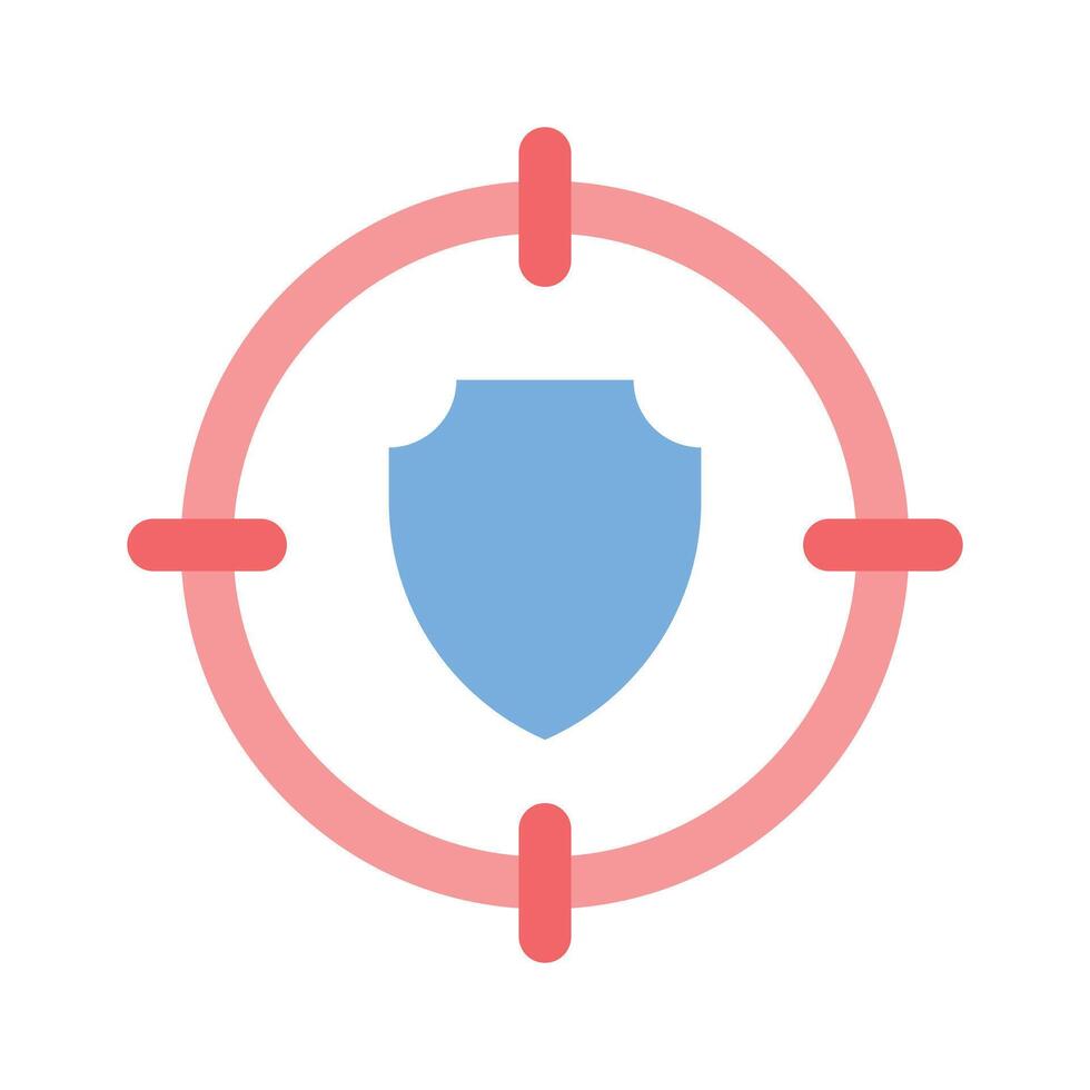Download this amazing icon of security target, trendy design vector