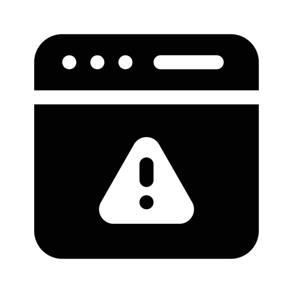 Pixel perfect icon of web error, ready to use vector