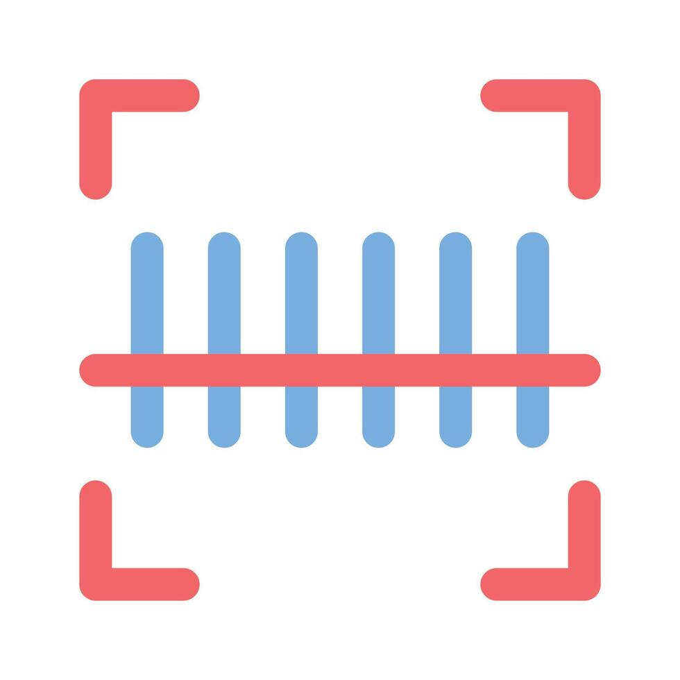 Have a look at well designed icon of barcode scan icon design vector