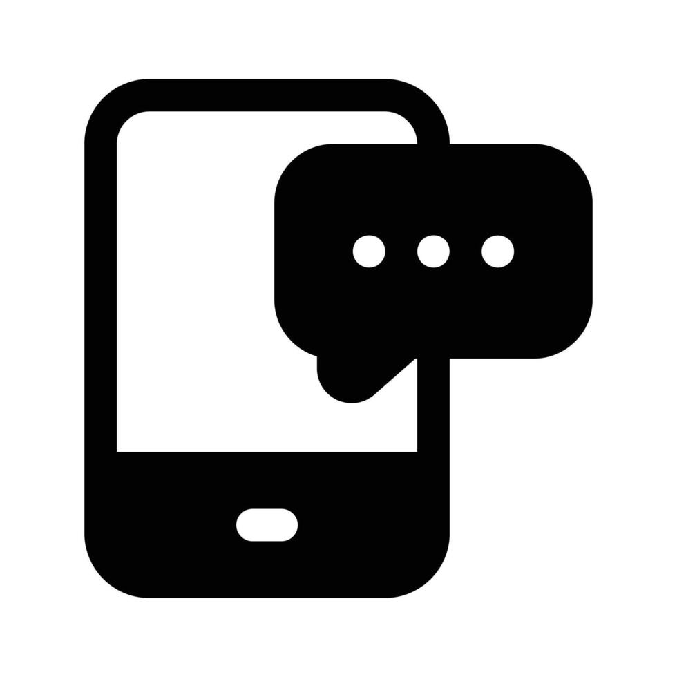 Beautifully designed of communication in modern style, premium icon vector
