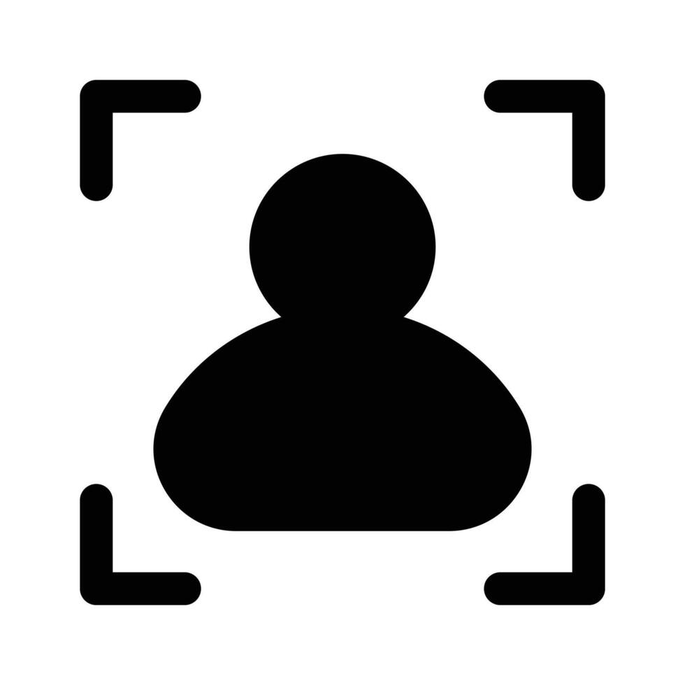 Download this amazing icon of user detection in modern style vector