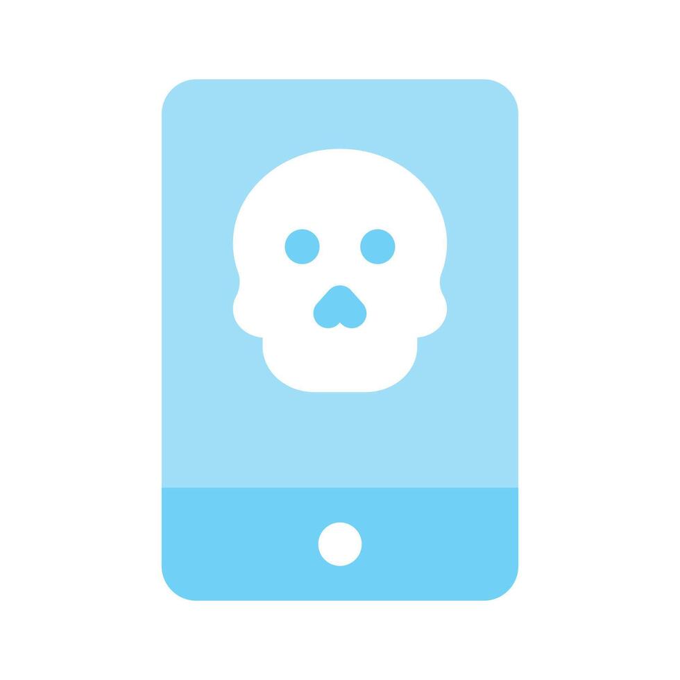 Mobile hacking design in modern style vector