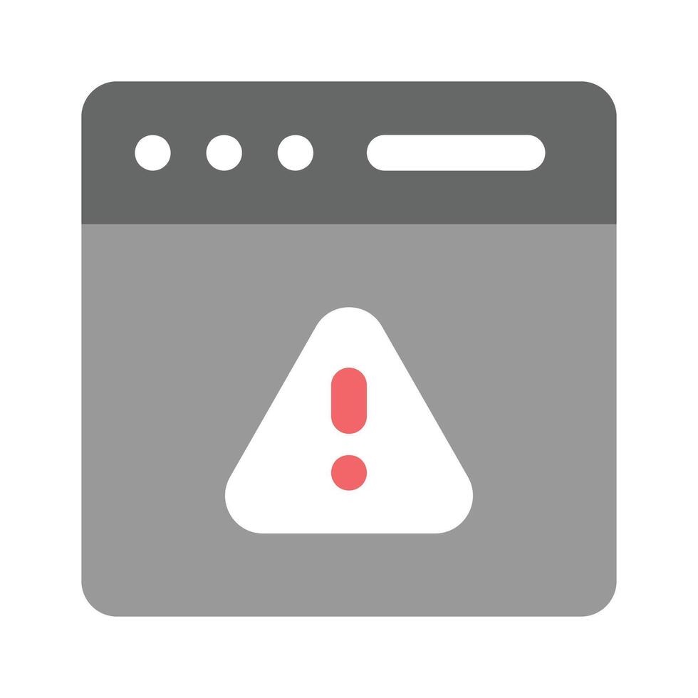 Pixel perfect icon of web error, ready to use vector