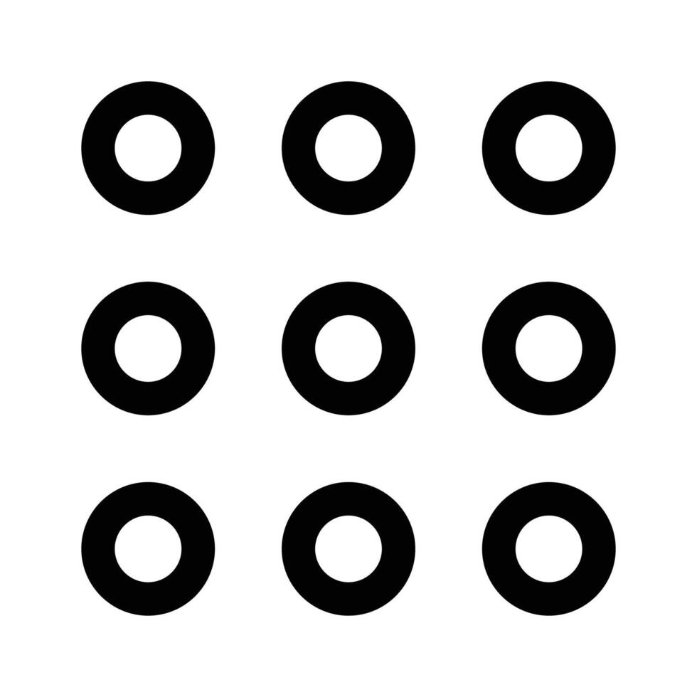 Trendy icon of pattern lock, cyber security concept vector