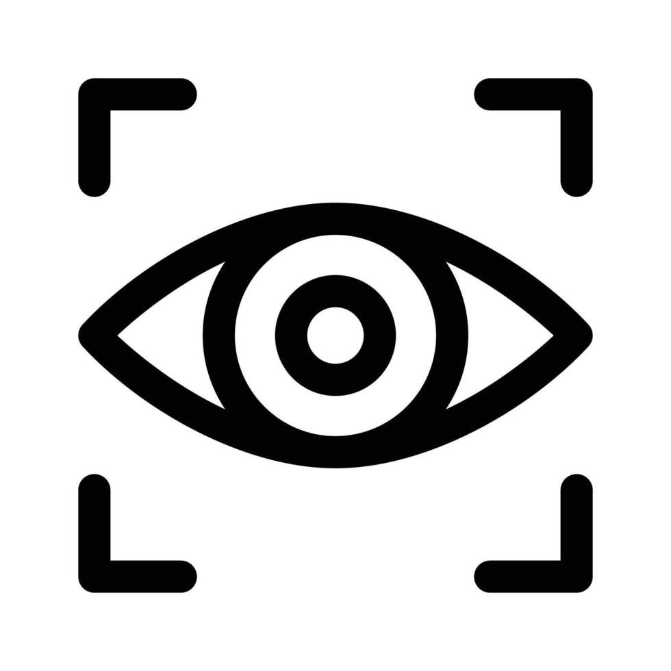 Get this amazing icon of eye scanning design vector