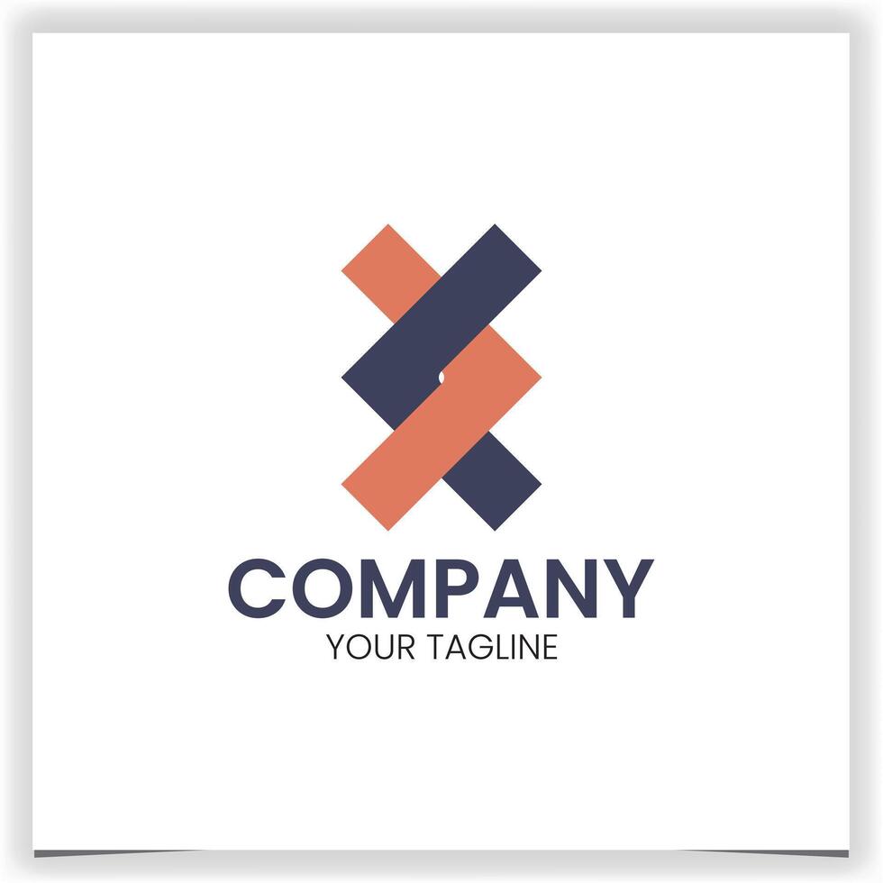 Modern Abstract Geometric Logo Design vector