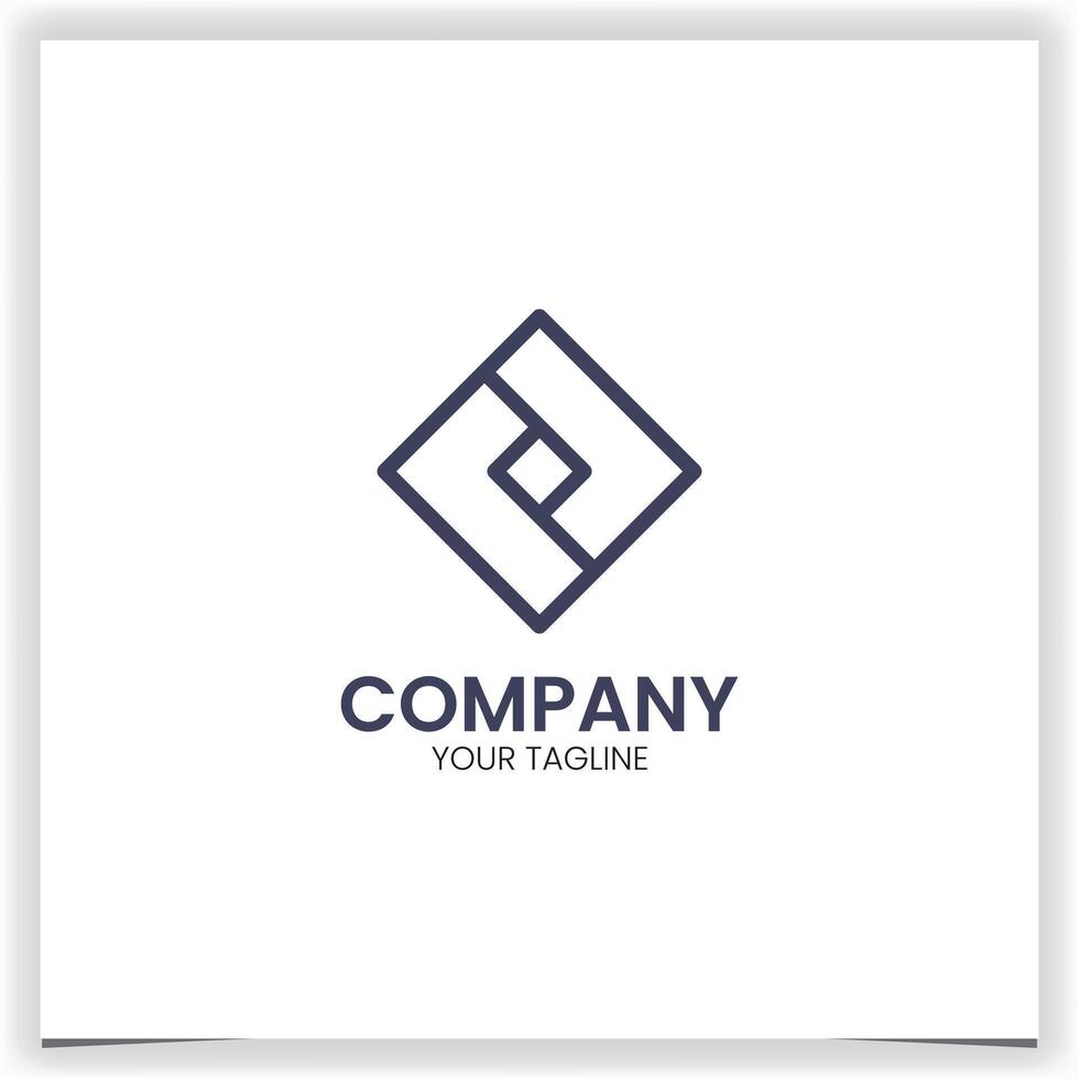 squares logo design template vector