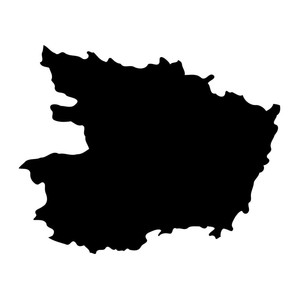 Maine et Loire department map, administrative division of France. illustration. vector