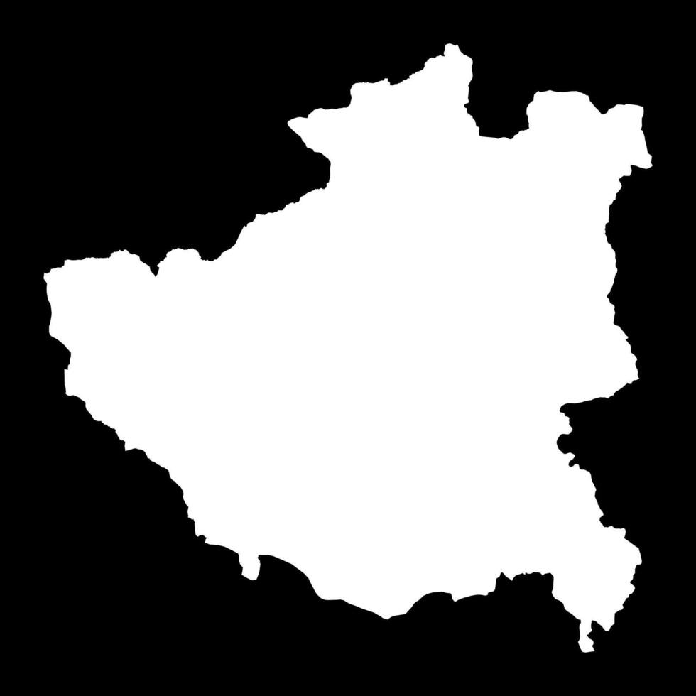Diber county map, administrative subdivisions of Albania. illustration. vector