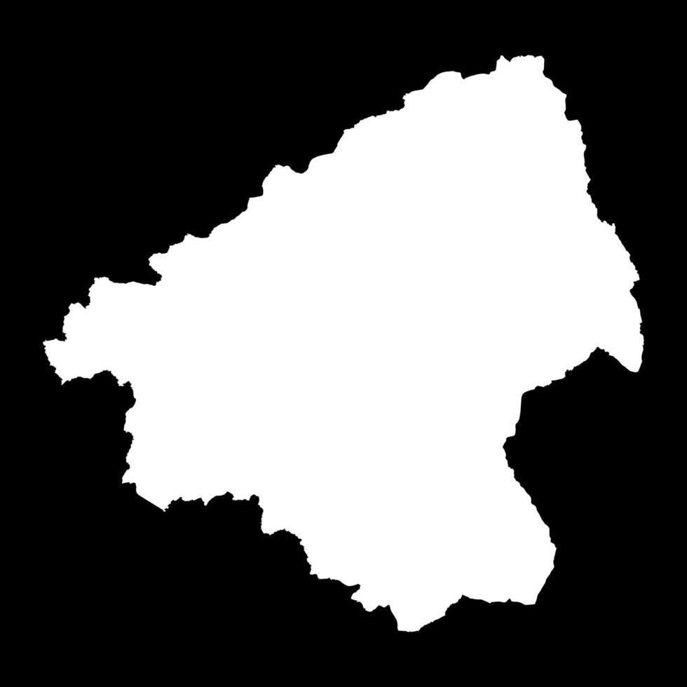 Elbasan county map, administrative subdivisions of Albania. illustration. vector