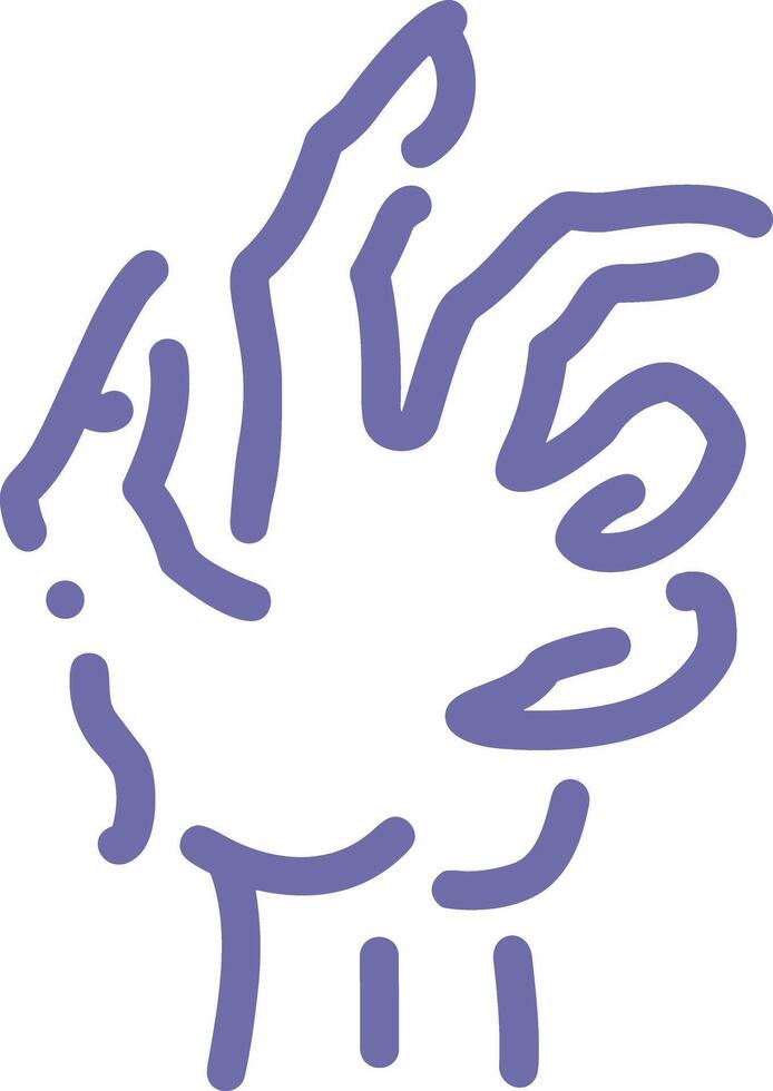 Hand icon symbol image illustration vector