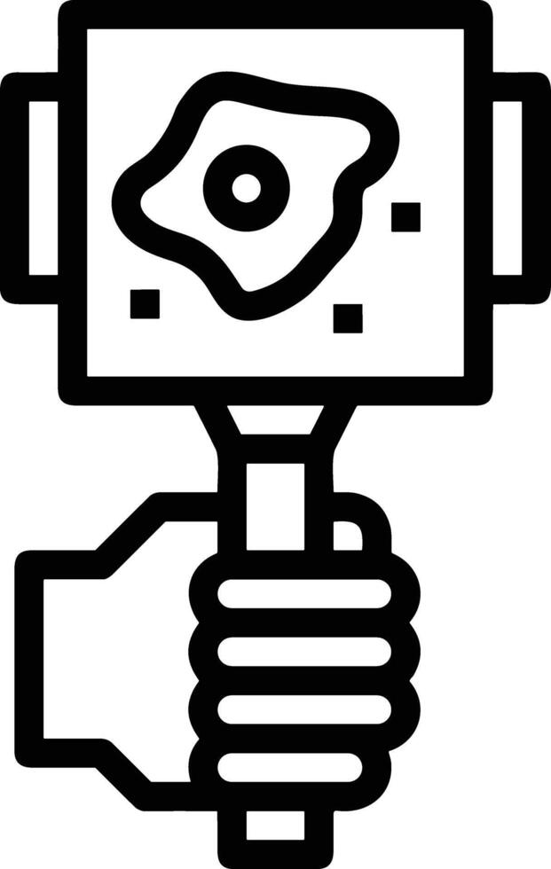 Hand icon symbol image illustration vector